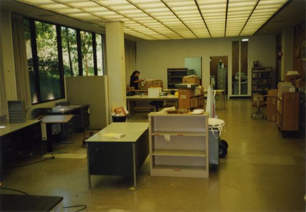 Library Special Collections during renovation