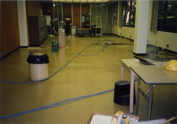 Library Special Collections during renovation