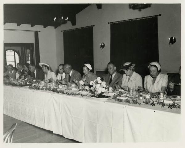 Library Special Collections dedication luncheon, July 28, 1950