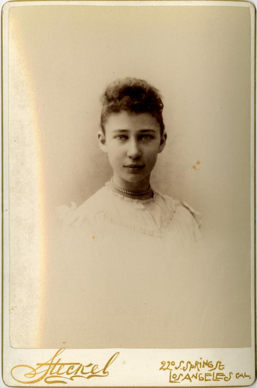 Portrait of Ina Wright, 1891