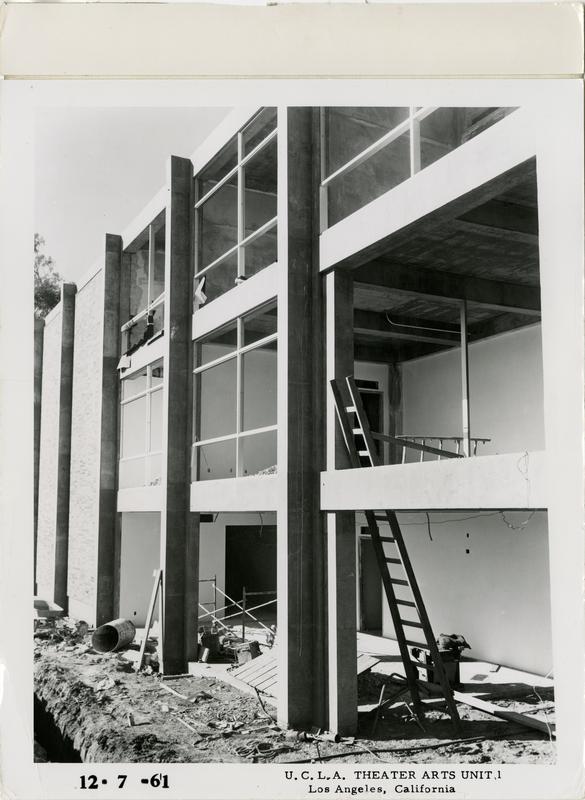 View of MacGowan Hall under construction, December 7, 1961
