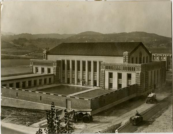 Exterior view of Men's Gymnasium, September 1932