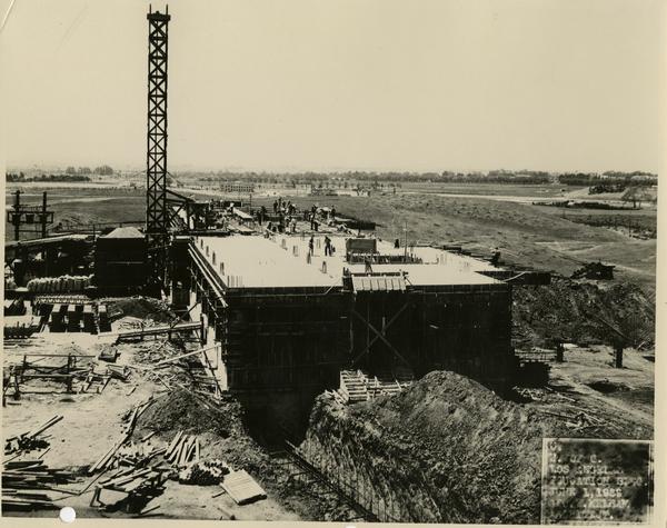 Moore Hall under construction, July 15, 1929