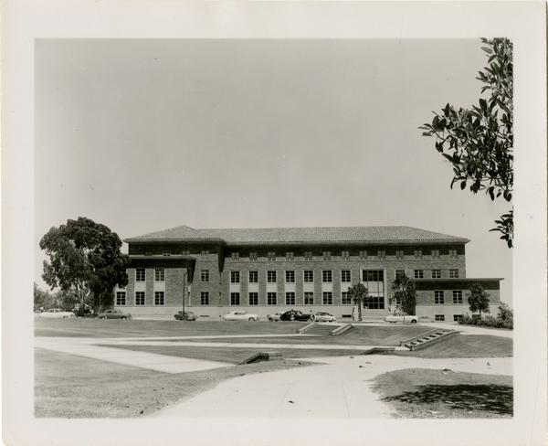Exterior view of Murphy Hall, June 1952