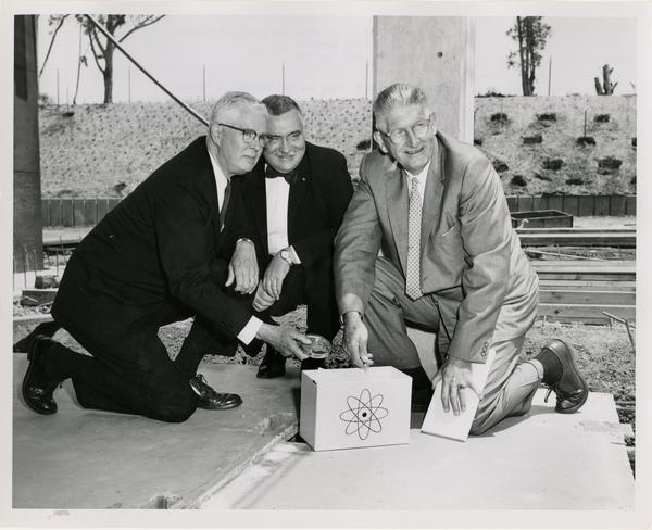 Nuclear medicine and radiation biology laboratory cornerstone ceremony, May 21, 1960