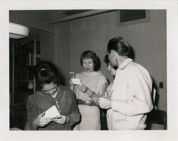 Oral History Program staff members: Adelaide Tusler, Cheryl Wolf and Don Schippers