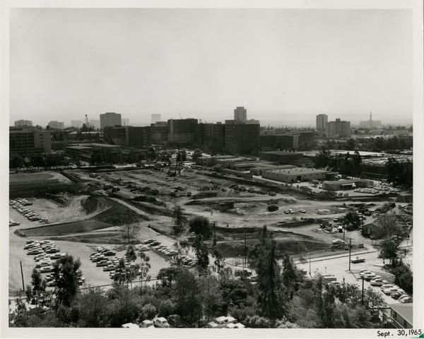 Site of Parking Structure H, September 30, 1965