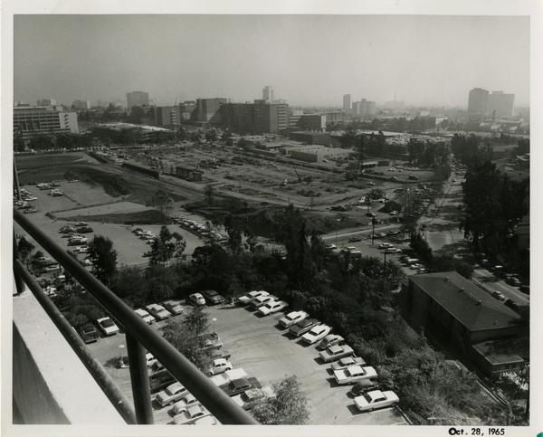 Site of Parking Structure H, October 28, 1965