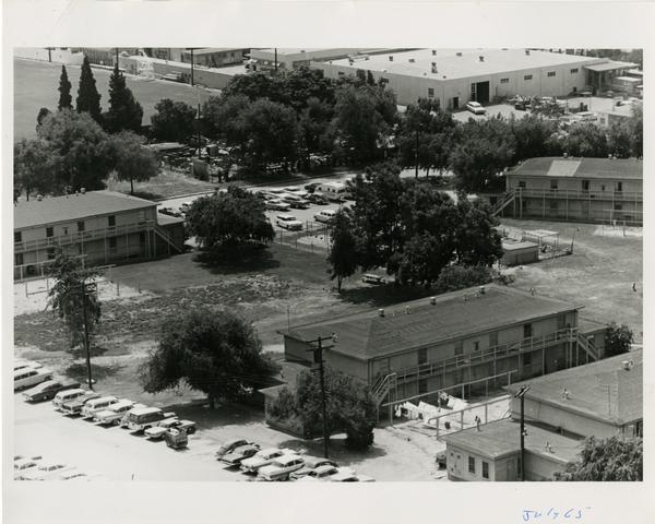 Site of Parking Structure H, July 1965