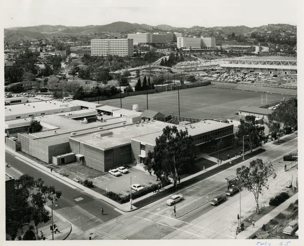 Site of Parking Structure H, July 1965