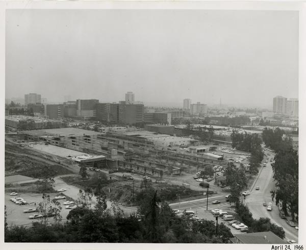 Site of Parking Structure H, April 24, 1966