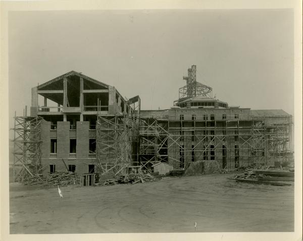 Powell during construction