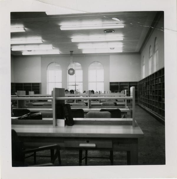 Reading room of Powell Library east wing