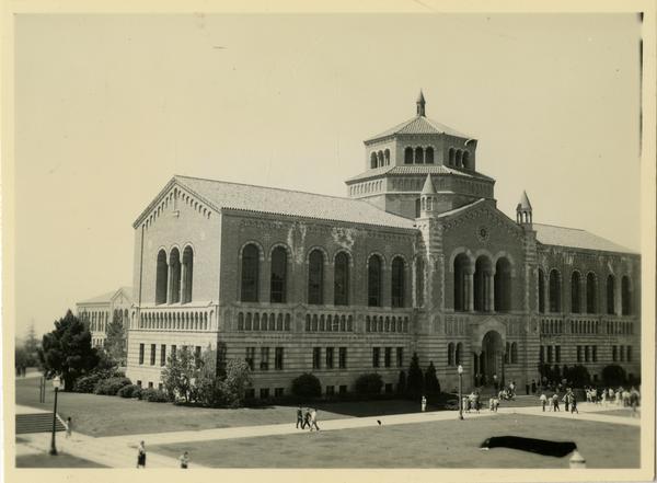 Exterior view of Powell Library, ca. 1937