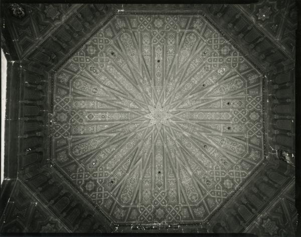 Powell Library ceiling artwork