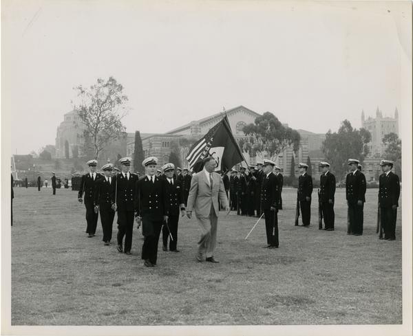 Navy ROTC Review day, ca. 1953