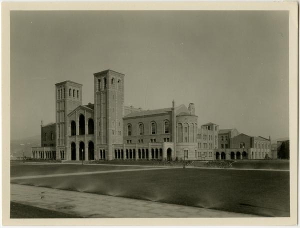 View of entrance to Royce Hall