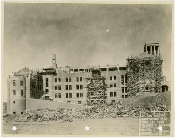 Royce Hall under construction, June 15, 1928