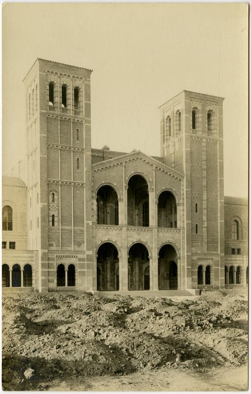 Royce Hall under construction, ca. 1929