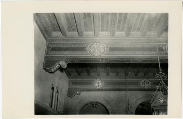Royce Hall Foyer Ceiling ca, 1929