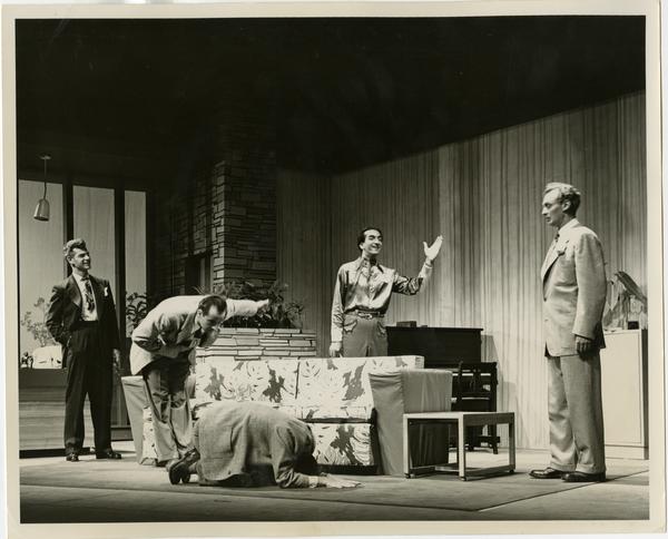 Theater Arts Department production, "Boy Meets Girl" on main stage in Royce Hall