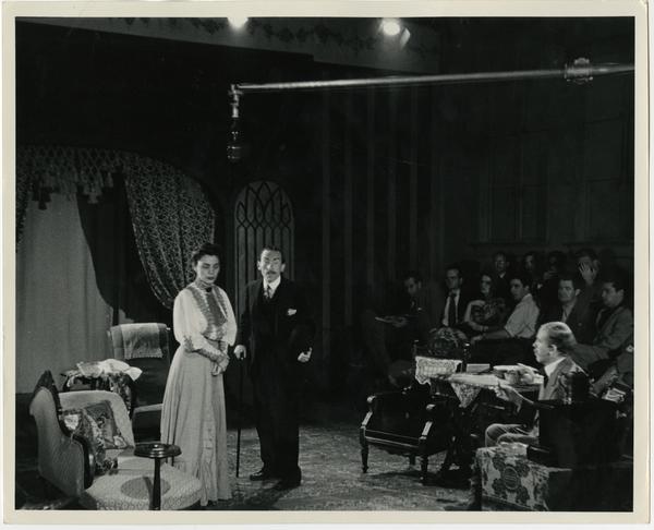 During the filming of a record of play in Royce Hall 170