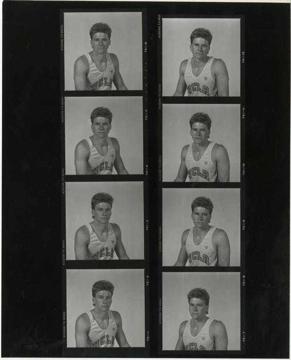 Contact sheet of UCLA track team