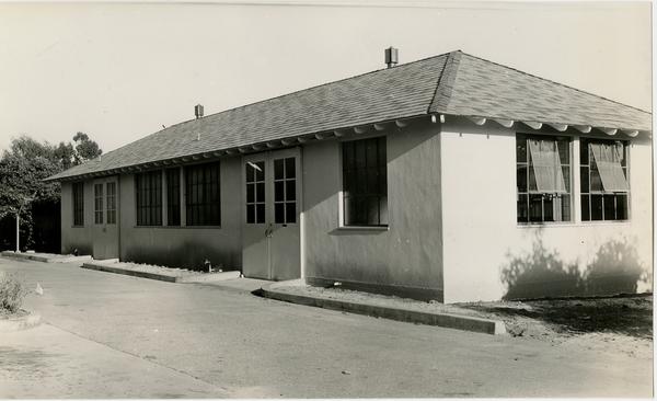 Exterior view of Propagation House used for research and instruction, ca. August 1941