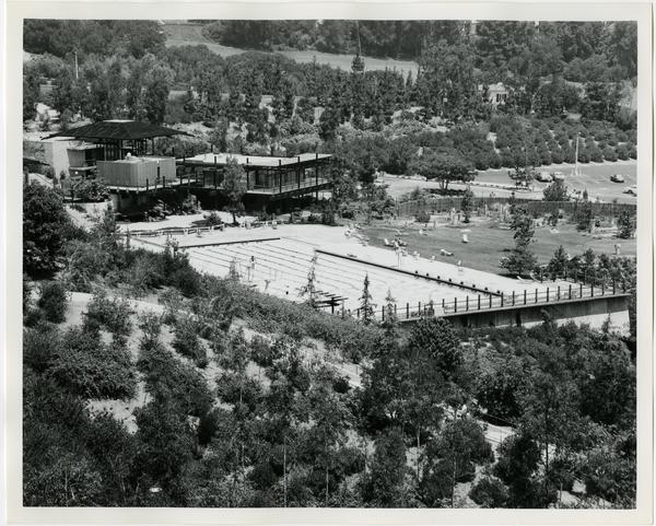 View of Sunset Canyon Recreation Center, ca. 1970
