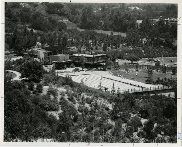 View of Sunset Canyon Recreation Center, ca. 1970