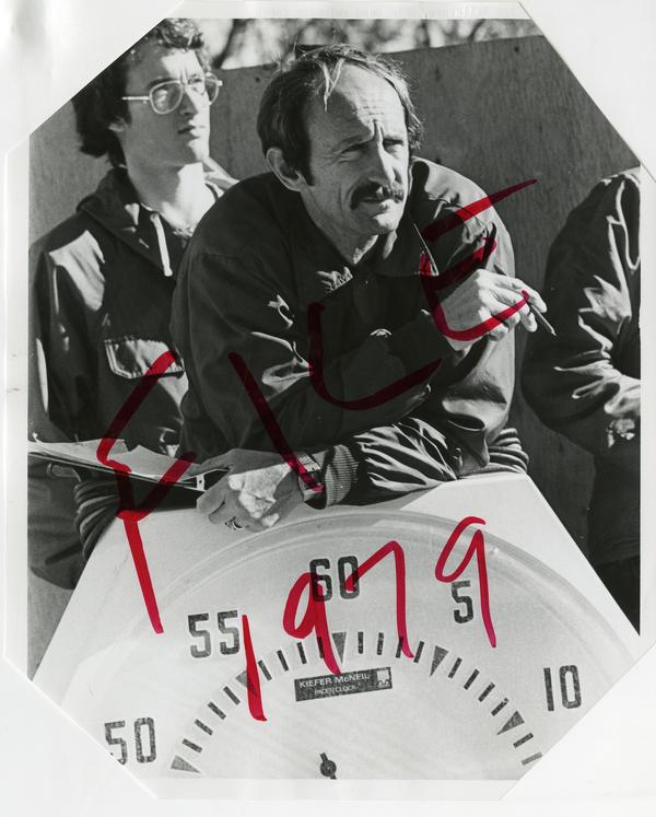 Portrait of Ron Ballatore, UCLA head swimming coach, ca. 1979