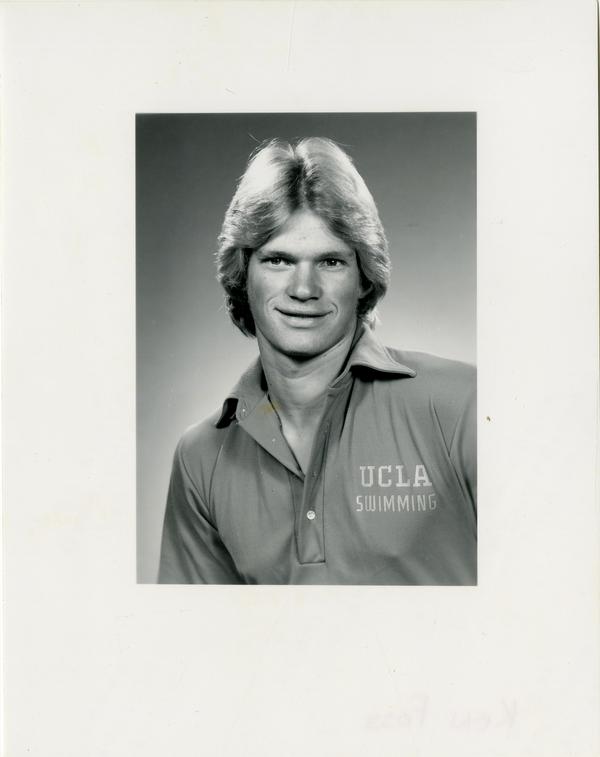 Portrait of swim team member, Ken Foss