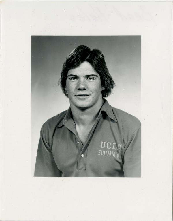 Portrait of swim team member, Brad Hales