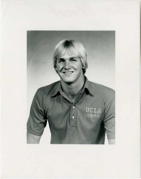 Portrait of swim team member, Bob Placek