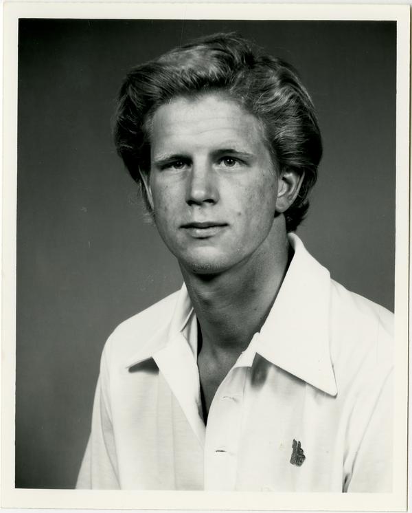 Portrait of swim team member, Doug Titherly