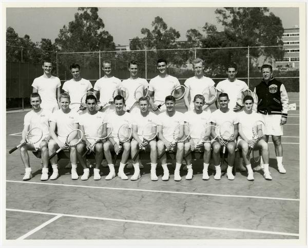 UCLA's 1954 NCAA championship tennis team