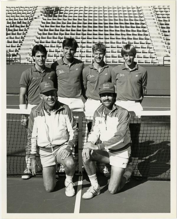 UCLA's 1984 NCAA championship tennis team, January 18, 1984
