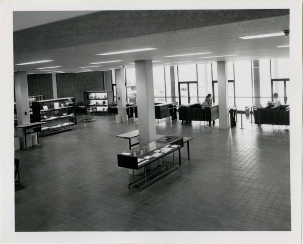 View of unidentified floor of University Research Library, ca. 1964