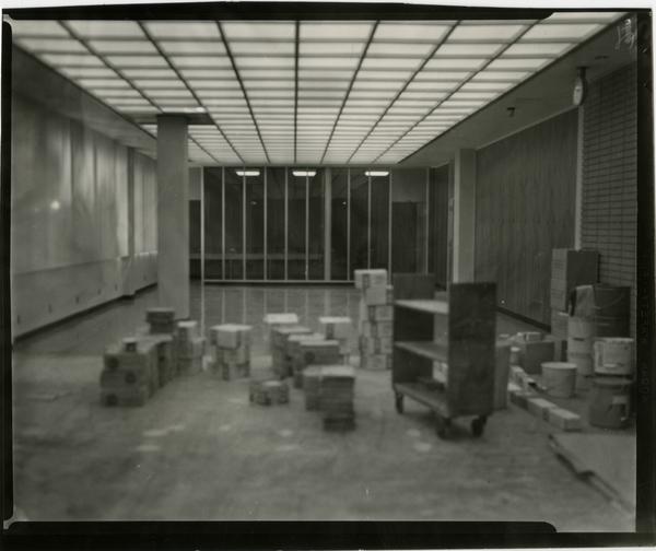 Contact print of unidentified room in University Research Library