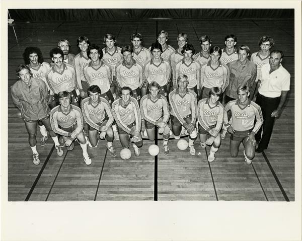 UCLA Volleyball team portrait