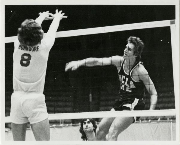 UCLA Volleyball player, Joe Mica, during match