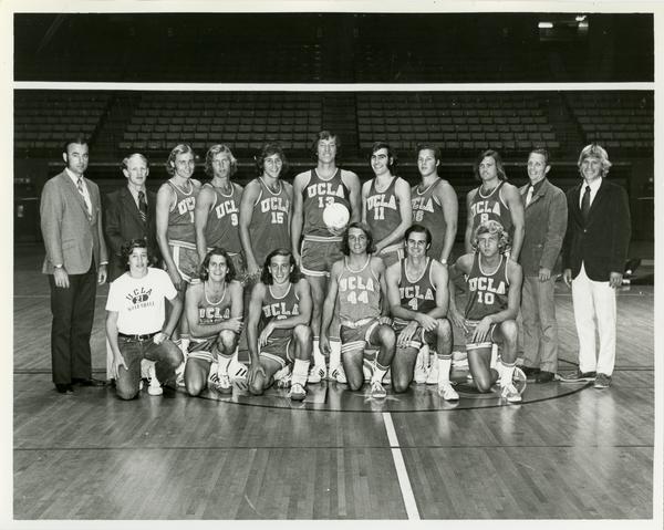 Portrait of 1972 NCAA championship volleyball team