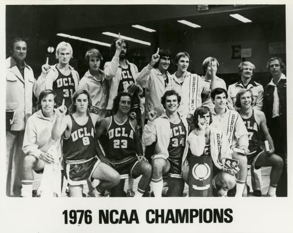 Portrait of 1976 NCAA championship volleyball team