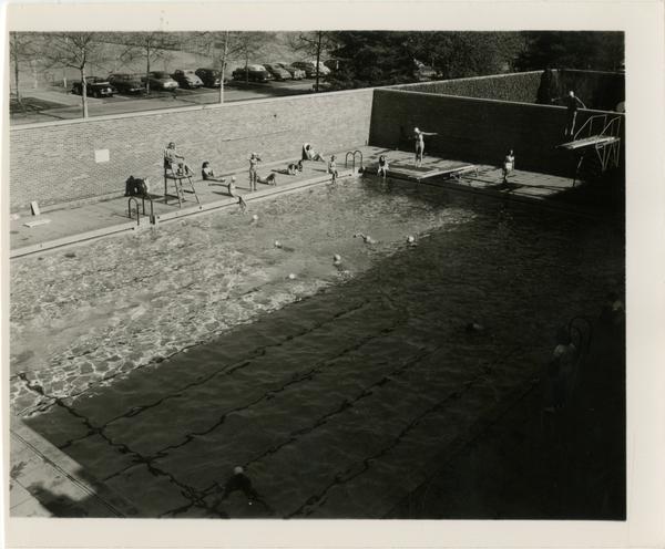 Women's Gymnasium swimming pool, ca. 1948