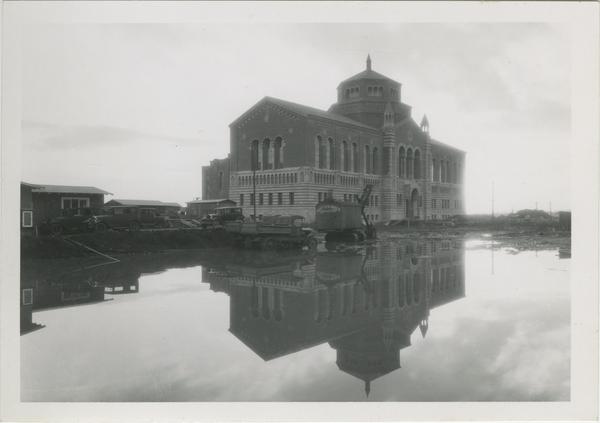 Powell Library Construction, ca. 1929