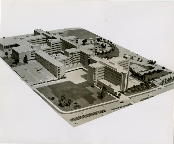 Model of the UCLA medical center