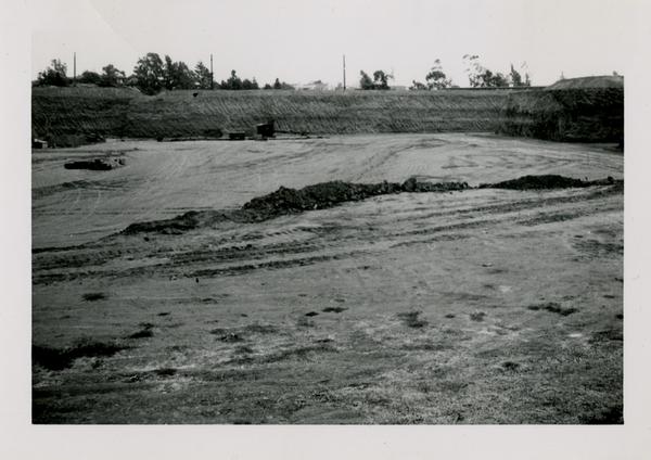 Looking east at UCLA Medical Center during construction, October 20, 1951