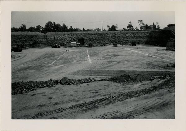 Looking east at UCLA Medical Center during construction, November 7, 1951