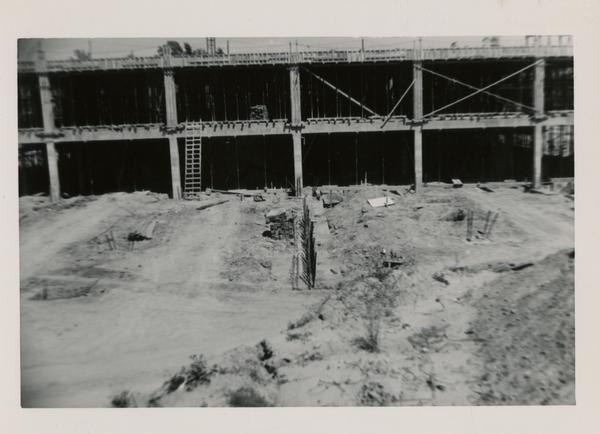 Looking east at UCLA Medical Center during construction, May 10, 1952