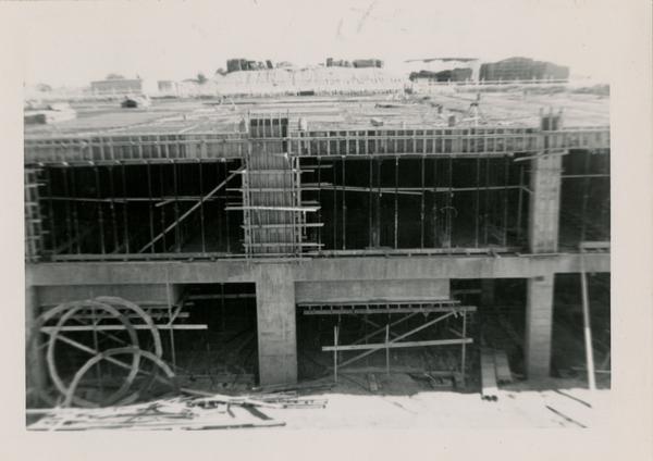 Looking south at UCLA Medical Center during construction, May 10, 1952